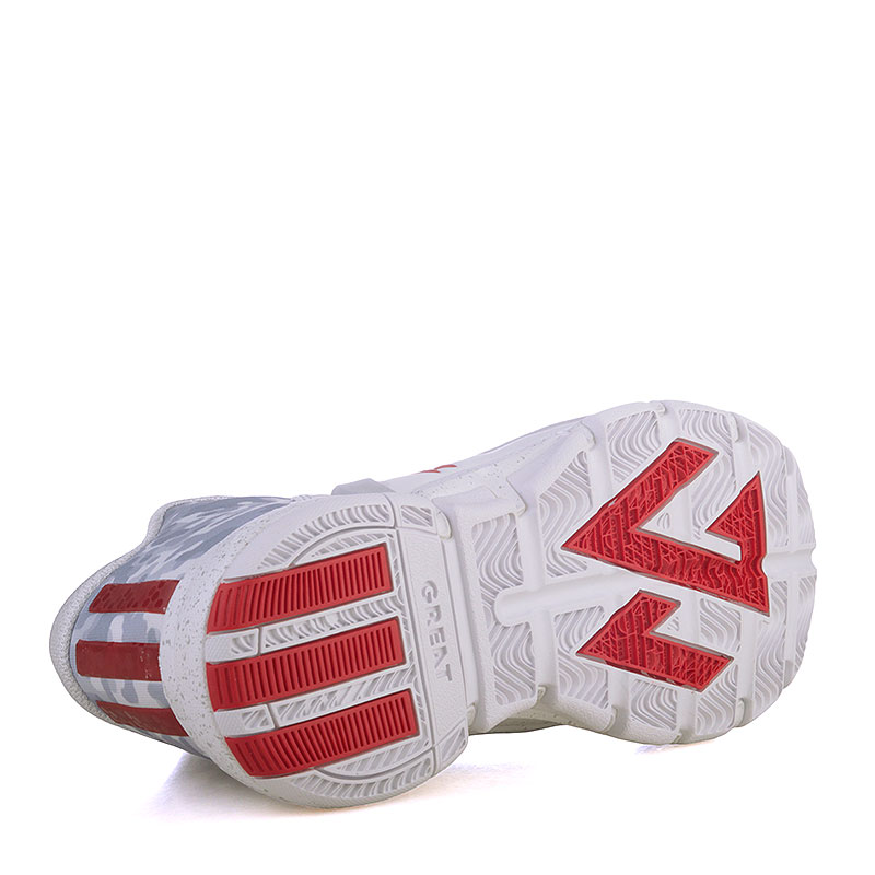 детские белые баскетбольные кроссовки  adidas J Wall 2 J D69778 - цена, описание, фото 4